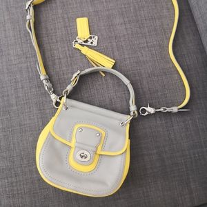 Coach saddle bag